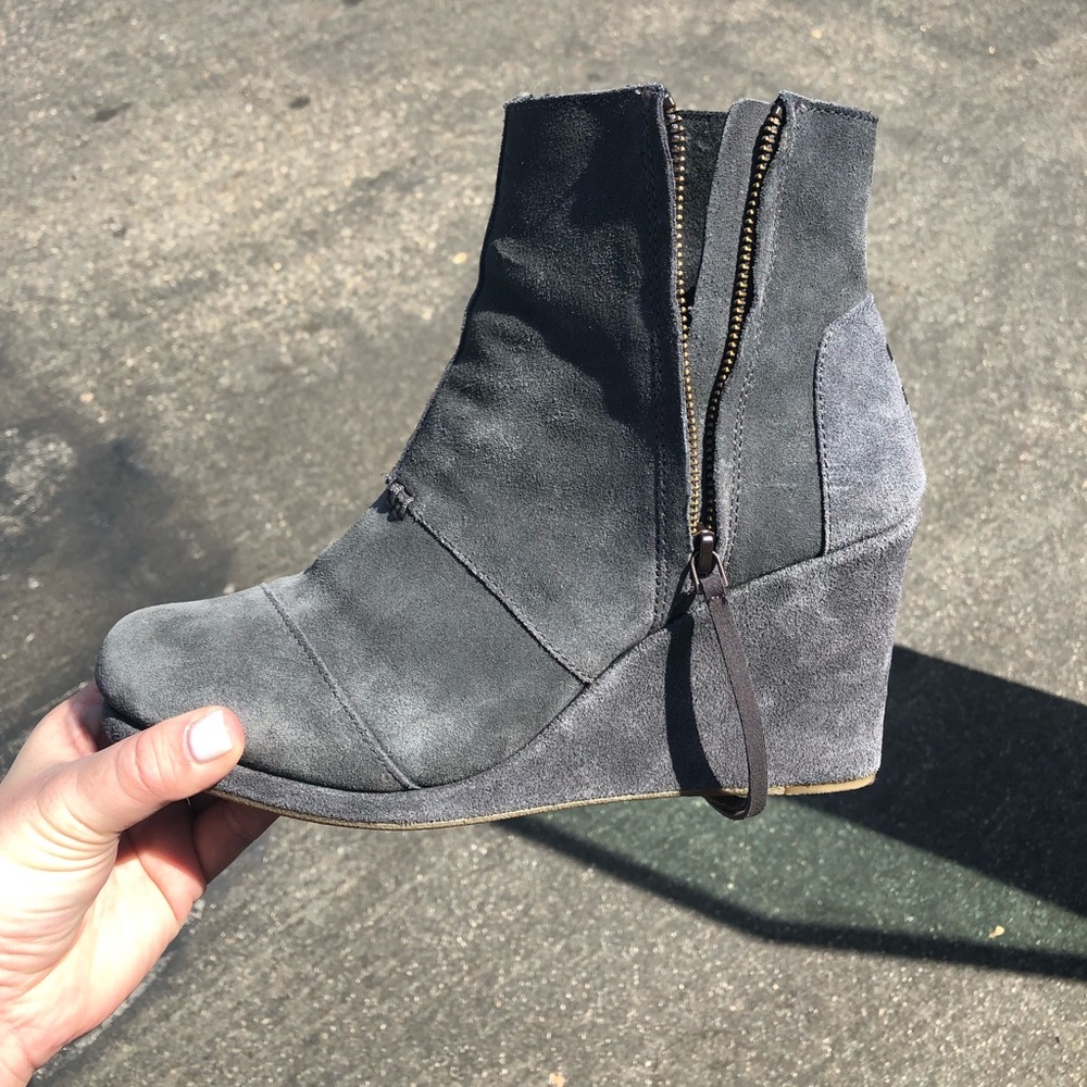 Toms Desert Wedge High Bootie Size 11 Women’s